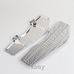 Billet Stretched Floorboard Footboards For Harley Electra Road King Street Glide