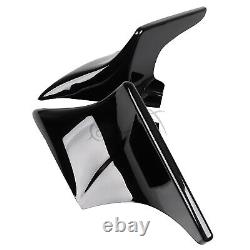 Black 4 Stretched Side Covers For Harley Street Road Electra Glide Road King