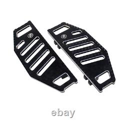 Black Big Footboard Pad for Harley Road King Street Electra Glide FLHTK 1986-23