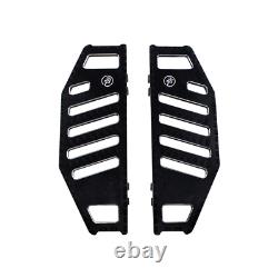Black Big Footboard Pad for Harley Road King Street Electra Glide FLHTK 1986-23
