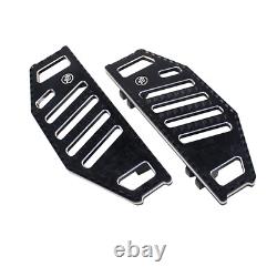 Black Big Footboard Pad for Harley Road King Street Electra Glide FLHTK 1986-23