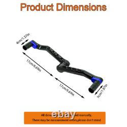 Black Blue Heel Toe Shifter Lever For Harley 97-25 Touring CVO Street Road King