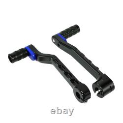 Black Blue Heel Toe Shifter Lever For Harley 97-25 Touring CVO Street Road King