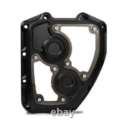 Black CNC clarity Cam Cover For Harley Twin Cam road king FLHR Street Glide FLHX