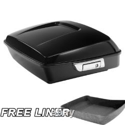 Black Chopped Trunk Fit For Harley Touring Electra Street Road Glide King 14-26