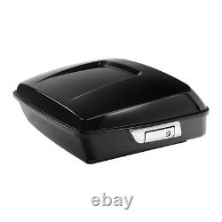 Black Chopped Trunk Fit For Harley Touring Electra Street Road Glide King 14-26