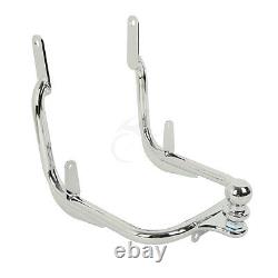 Black/Chrome Trailer Hitch Tow Fit For Harley Street Glide 14-16 Road King 09-13