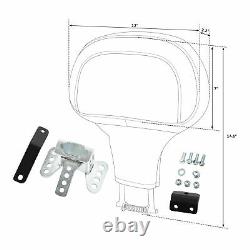 Black Driver Backrest Pad Fit For Harley Road King Electra Street Glide 88-22