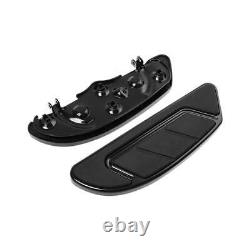 Black Driver Floorboard Fit For Harley Touring Street Road Glide King 1986-2023