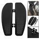 Black Driver Footboard Floorboards Fit For Harley Street Electra Glide Road King