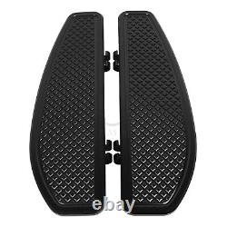 Black Driver Footboard Floorboards Fit For Harley Street Electra Glide Road King