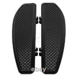 Black Driver Footboard Floorboards Fit For Harley Street Electra Glide Road King