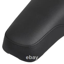 Black Driver Passenger Extended 2-Up Seat For Harley Road King FLHR Street Glide