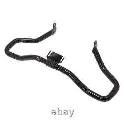Black Engine Guard Crash Bar For Harley Touring Road King Street Glide 2014-2025
