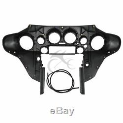 Black Front Inner Fairing Fit For Harley Electra Road King Street Glide 96-13