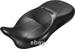 Black Hammock Rider and Passenger Seat Fits Harley Touring Road King Street Glid