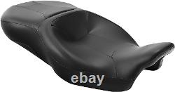 Black Hammock Rider and Passenger Seat Fits Harley Touring Road King Street Glid