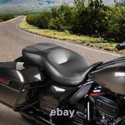 Black Hammock Rider and Passenger Seat Fits Harley Touring Road King Street Glid