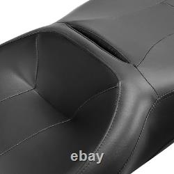 Black Hammock Rider and Passenger Seat for Harley Touring Road King Street Glide