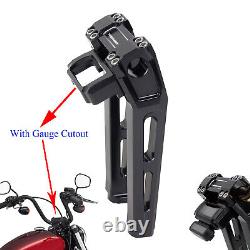 Black Handlebar Riser for Harley Touring Road King Street Glide FLHRXS FLTR FLHT