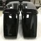 Black Hard Saddle Bags Saddlebags For 2014-2024 Harley Road King Street Glide