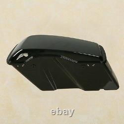 Black Hard Saddlebags Fit For Harley Touring Road Street Glide Special 2014-2022