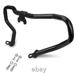 Black Highway Crash Bar Engine Guard for Harley Touring Road King/Street (2014+)