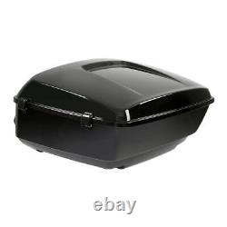 Black King Pack Trunk For Harley Tour Pak Touring Street Glide Road King 09-13