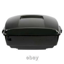 Black King Trunk Mount Rack Fits For Harley Touring Road King Street Glide 14-26