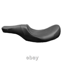 Black Low 2 Up Seat For Harley Electra Street Road Glide Road King Touring 08-19