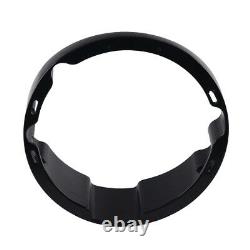 Black Raked Headlight Bezel For Harley Davidson Street Glide Electra Road King