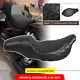 Black Rider Driver Passenger 2-up Seat For Harley Road King Electra Street Glide