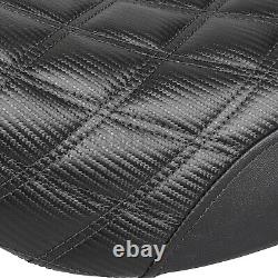 Black Rider Driver Passenger 2-Up Seat For Harley Road King Electra Street Glide