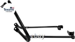 Black Saddlebags Bracket Guard Bar Fit for Harley Touring Road King Street Glide