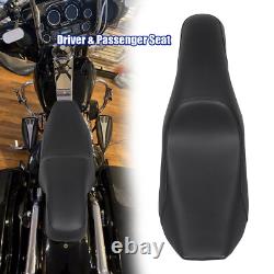 Black Smooth Profiler Seat For Harley Road King FLHR 1997-07 Street Glide 06-07