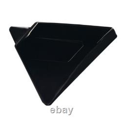 Black Triangle Side Battery Covers for Harley Touring Road King Street Electra Black Triangle Side Battery Covers for Harley Touring Road King Street Electra