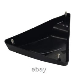 Black Triangle Side Battery Covers for Harley Touring Road King Street Electra
