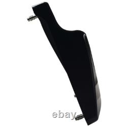 Black Triangle Side Battery Covers for Harley Touring Road King Street Electra