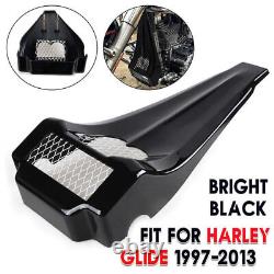 Black Vivid Fairing Chin Spoiler Scoop Fit For Harley Road King Street Glide New