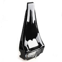 Black Vivid Fairing Chin Spoiler Scoop Fit For Harley Road King Street Glide New