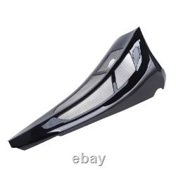 Black Vivid Fairing Chin Spoiler Scoop Fit For Harley Road King Street Glide US
