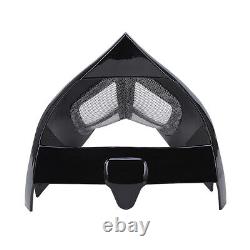 Black Vivid Fairing Chin Spoiler Scoop Fit For Harley Road King Street Glide US