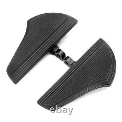 Black footboards floorboards For harley Touring Road King Electra Street Glide