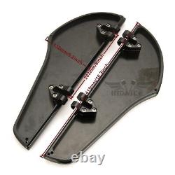 Black footboards floorboards For harley Touring Road King Electra Street Glide