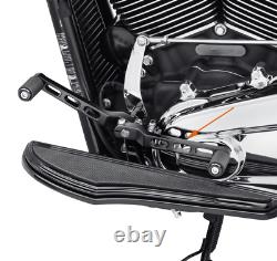 Black footboards floorboards For harley Touring Road King Electra Street Glide