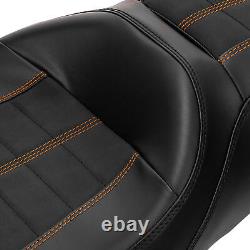 C. C. RIDER Two-Up Seat Fit For Harley Touring Road King Street Glide 2009-2023