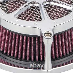 CNC Air Cleaner Intake Filter For Harley Road King Street Glide FLHC FXFB 107