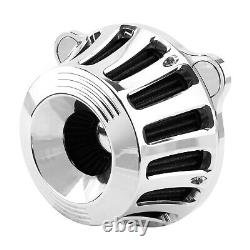 CNC Air Cleaner Intake Filter For M8 Harley Road King Street Glide Softail 18-23