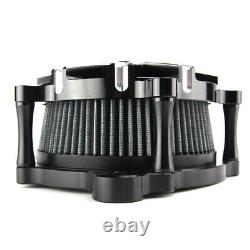 CNC Cut Air Cleaner Intake Filter For Harley Street Glide Road King FLHR 08-16