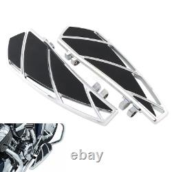 CNC Phantom Floorboard Foot Pegs Pedal For Harley Touring Road King Street Glide
